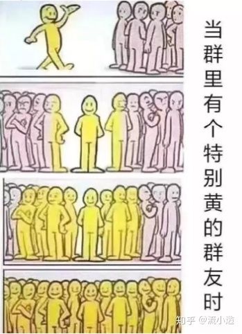 当群里有个特别黄的群友时_近黄者黄~