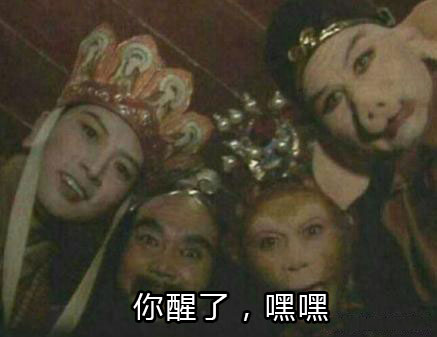 你醒了表情包,唐僧师徒四人你醒了嘿嘿