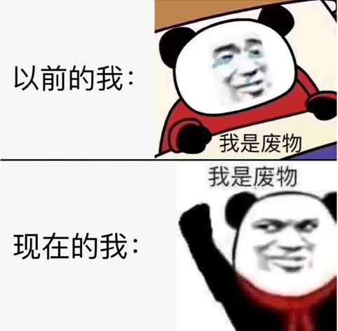 以前的我VS现在的我（我是废物版）