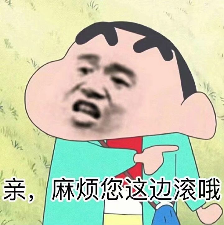蜡笔小新:亲,麻烦您这边滚哟