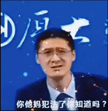 法外狂徒张三表情包:你TM犯法了你知道吗?
