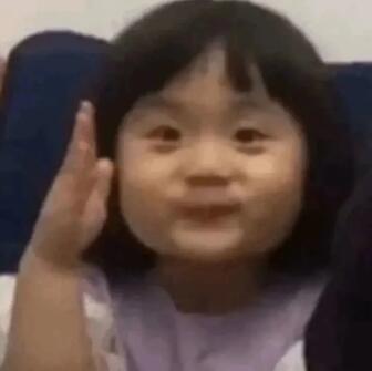 小女孩举手表情包可爱(蜜糖和汤圆)