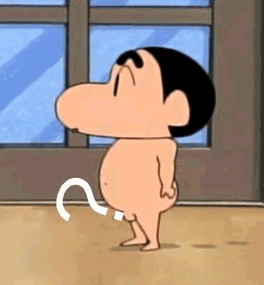 蜡笔小新没穿衣服?搞笑图