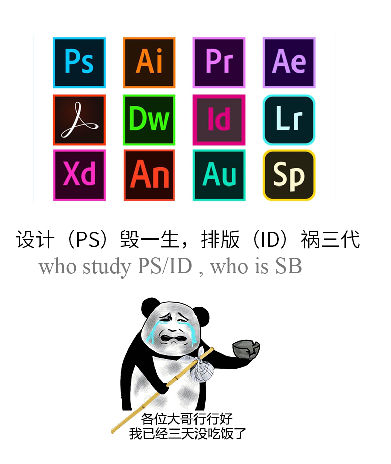 设计师吐槽专业系列表情包(ps合集版)