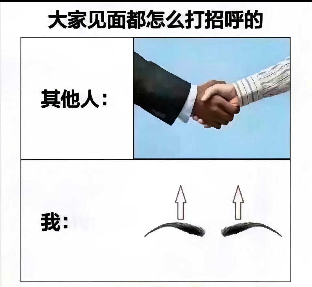 见面打招呼的不同方式