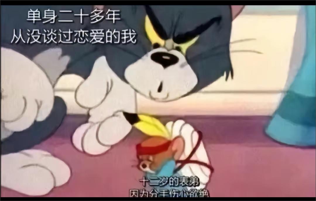猫和老鼠:单身20年的我看到12岁因失恋而伤心欲绝的表弟