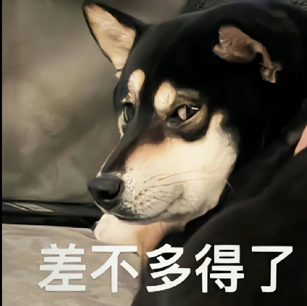 狗子无奈:差不多得了