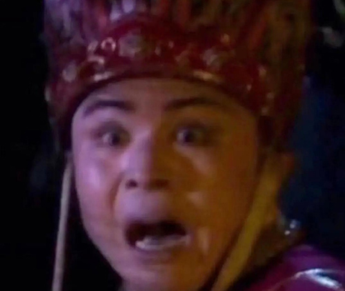 唐僧惊吓张大嘴表情包_唐僧惊讶