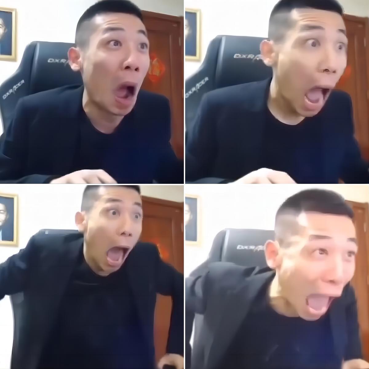 旭旭宝宝震惊张大嘴表情包gif