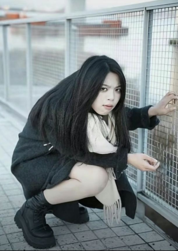 熊猫蹲旺卡表情包,一个女的蹲在地上的搞笑图